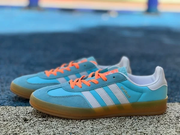 Adidas De Xun weiß blau orange Adidas Originals INDOOR blau-weiße De