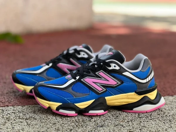 NB9060 Blau, Gelb und Rosa, reine Original-Laufschuhe der New Balance NB9060-Serie, neue Low-Top-Sport- und Freizeitschuhe, Laufschuhe U9060BPO