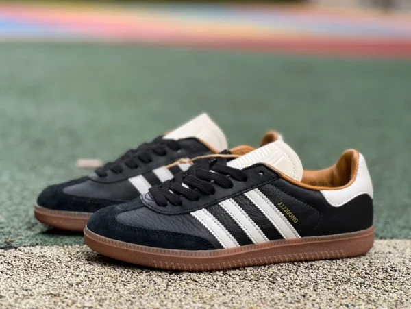 Adidas Samba JJ schwarz braun s2 pure original JJJJound x Adidas Samba OG cremefarbene Low-Top-Retro-Moral-Trainingsschuhe ID8707