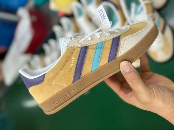 Adidas Deutsch Training Khaki Lila Blau adidas Originals Gazelle INdoor IG1636