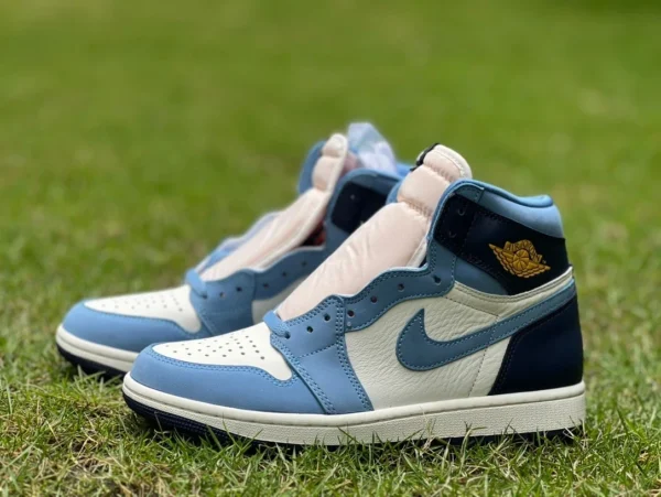 aj1 weiß-blauer High-Top Air Jordan 1 High OG WMNS „First in Flight“ FD2596-400