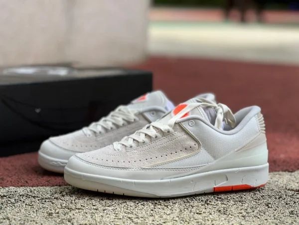 aj2 off-white orange low Air Jordan 2 Retro Low trendiger leichter Low-Top DV7128-110