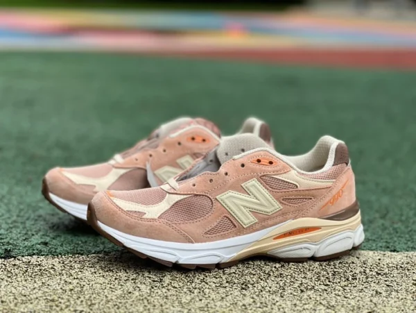 NB990v3 Beige President Pure Original New Balance 990v3 Beige Low-Top-Freizeitschuhe American M990SZ3