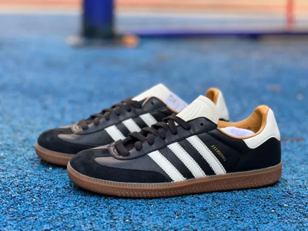 Adidas Training jjjj schwarz-weißer Rohgummikanal reines Original JJJJound x Adidas Samba OG Low-Top-Retro-Trainingsschuhe Sneakers ID8708