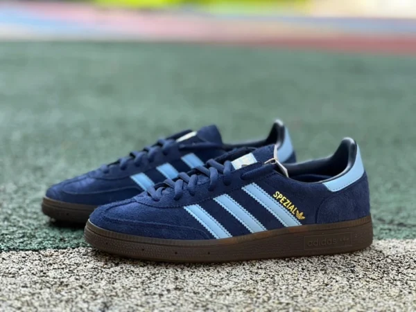 Adidas Originals blau und braun S2 Pure Original adidas Originals Handball blau und braun De Xun Gummisohlenschuhe BD7633